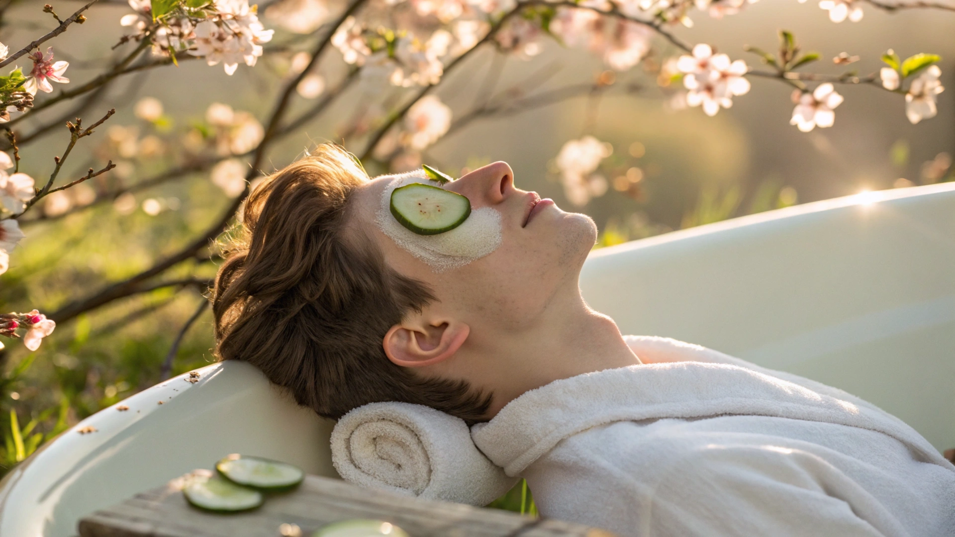 Spring Cucumber Face Mask