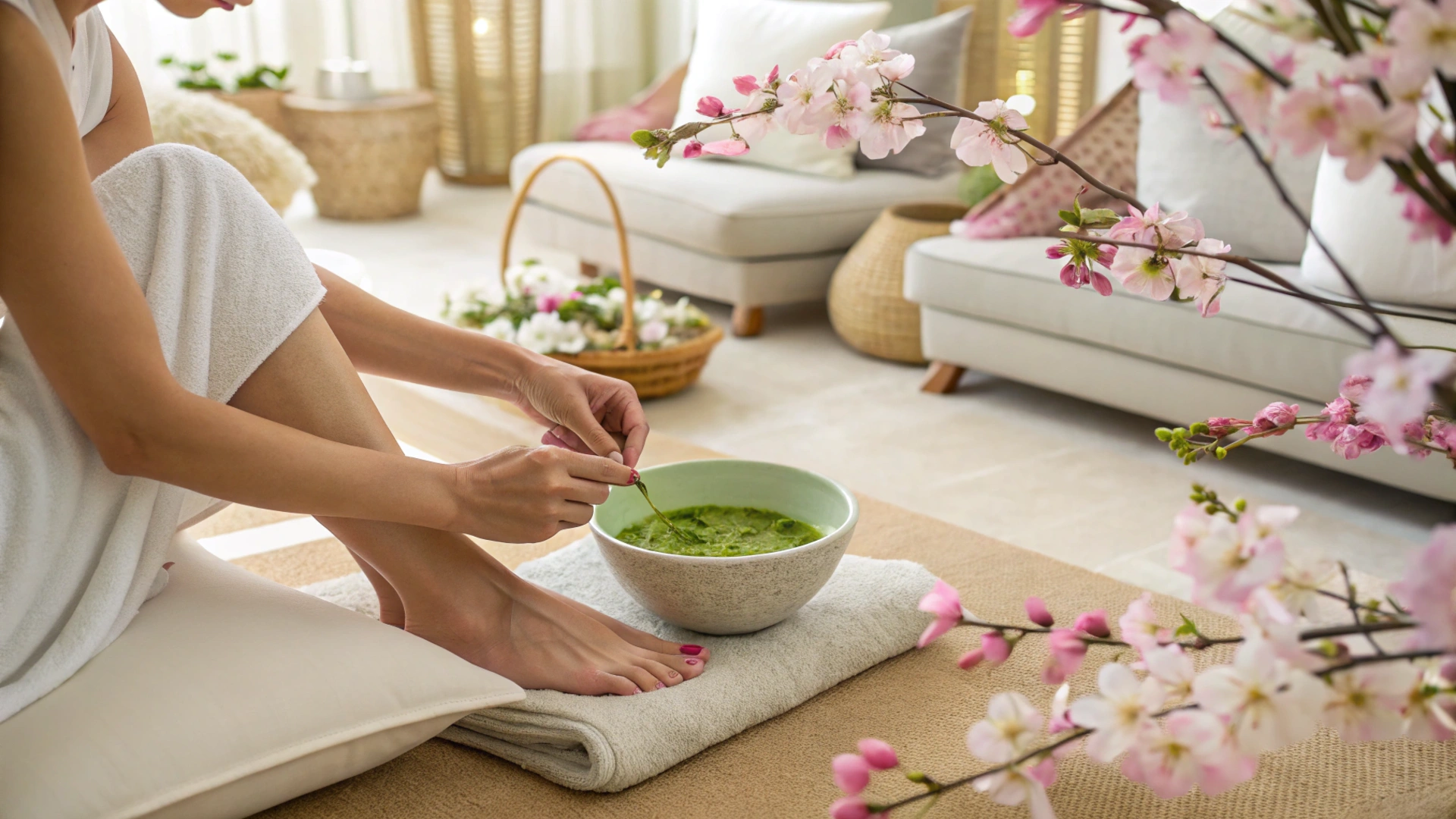 Spring Green Tea Foot Scrub