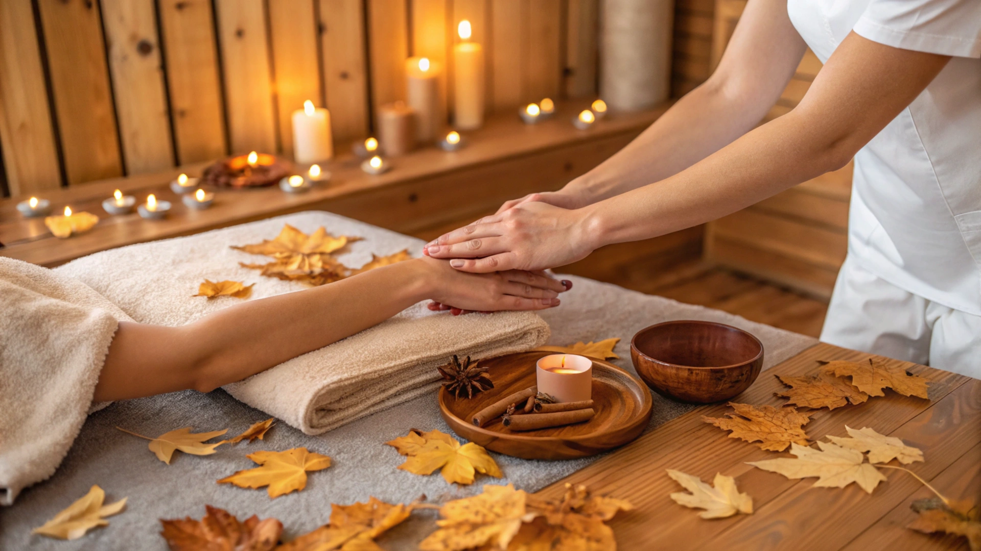 Autumn Cinnamon Hand Massage