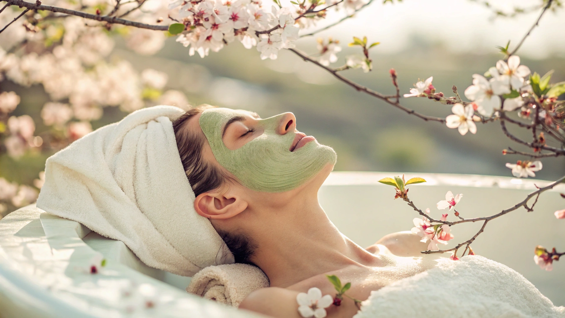 Spring Green Tea Face Mask