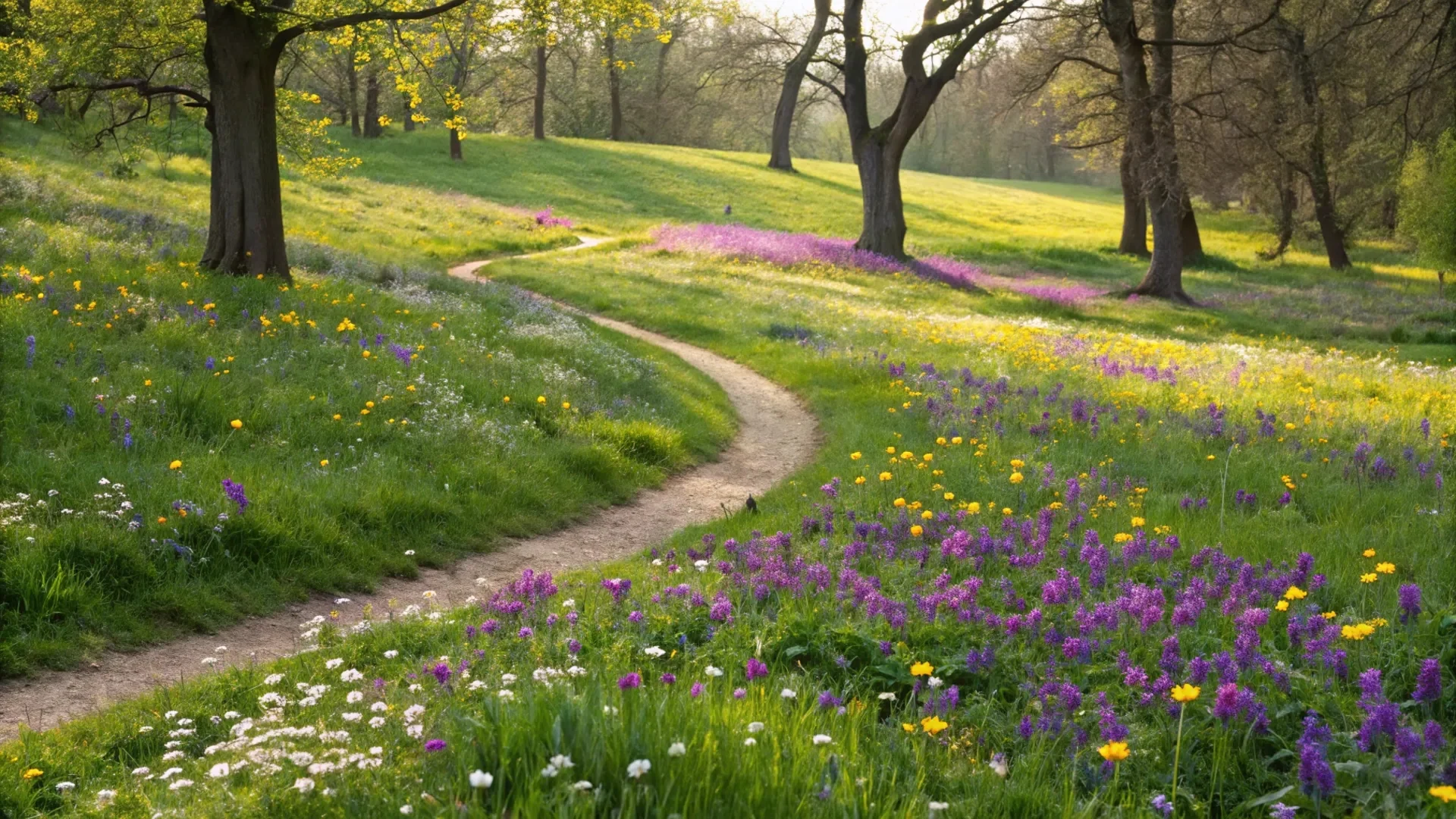 Spring Path Serenity