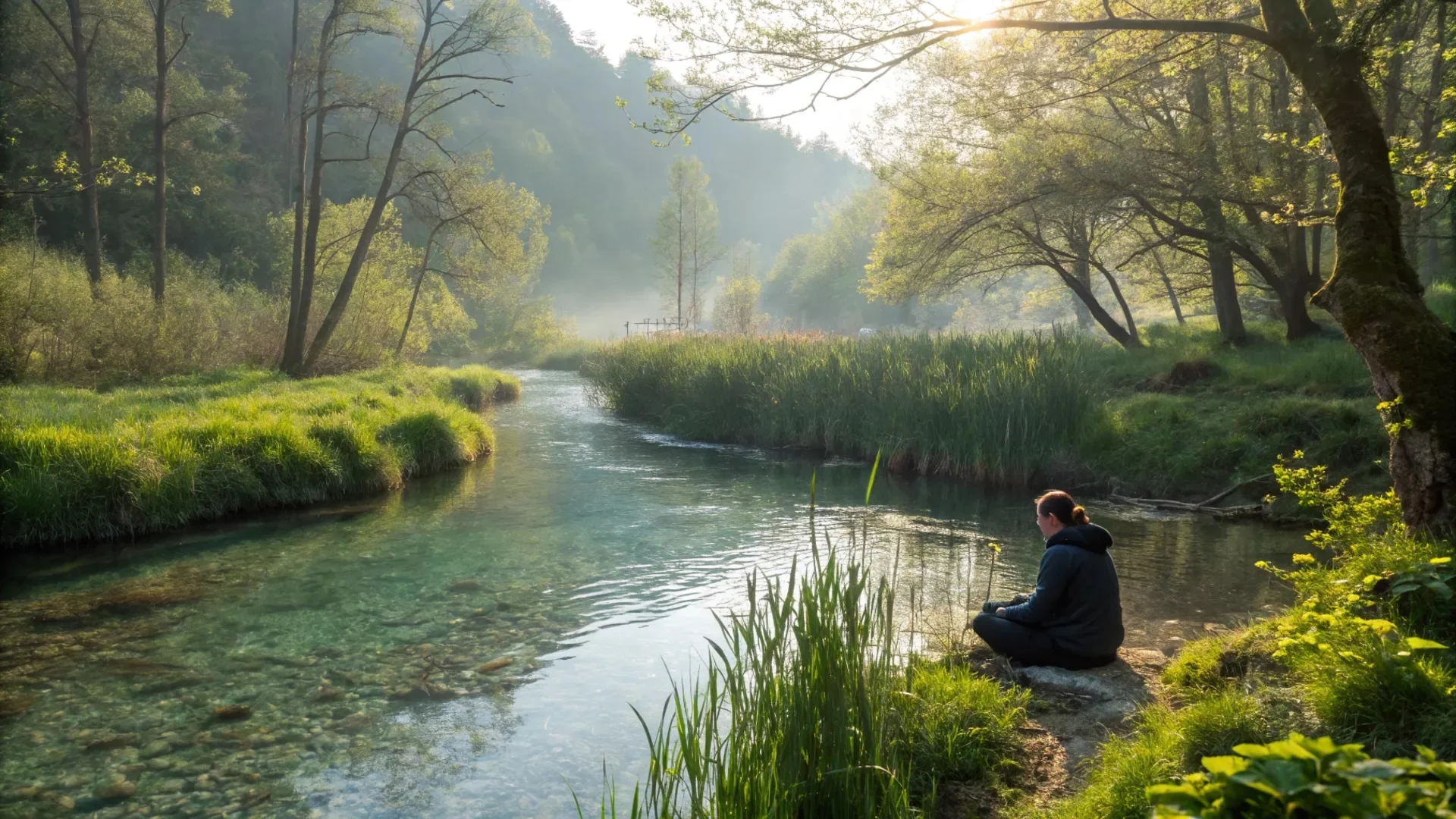 Spring Stream Serenity