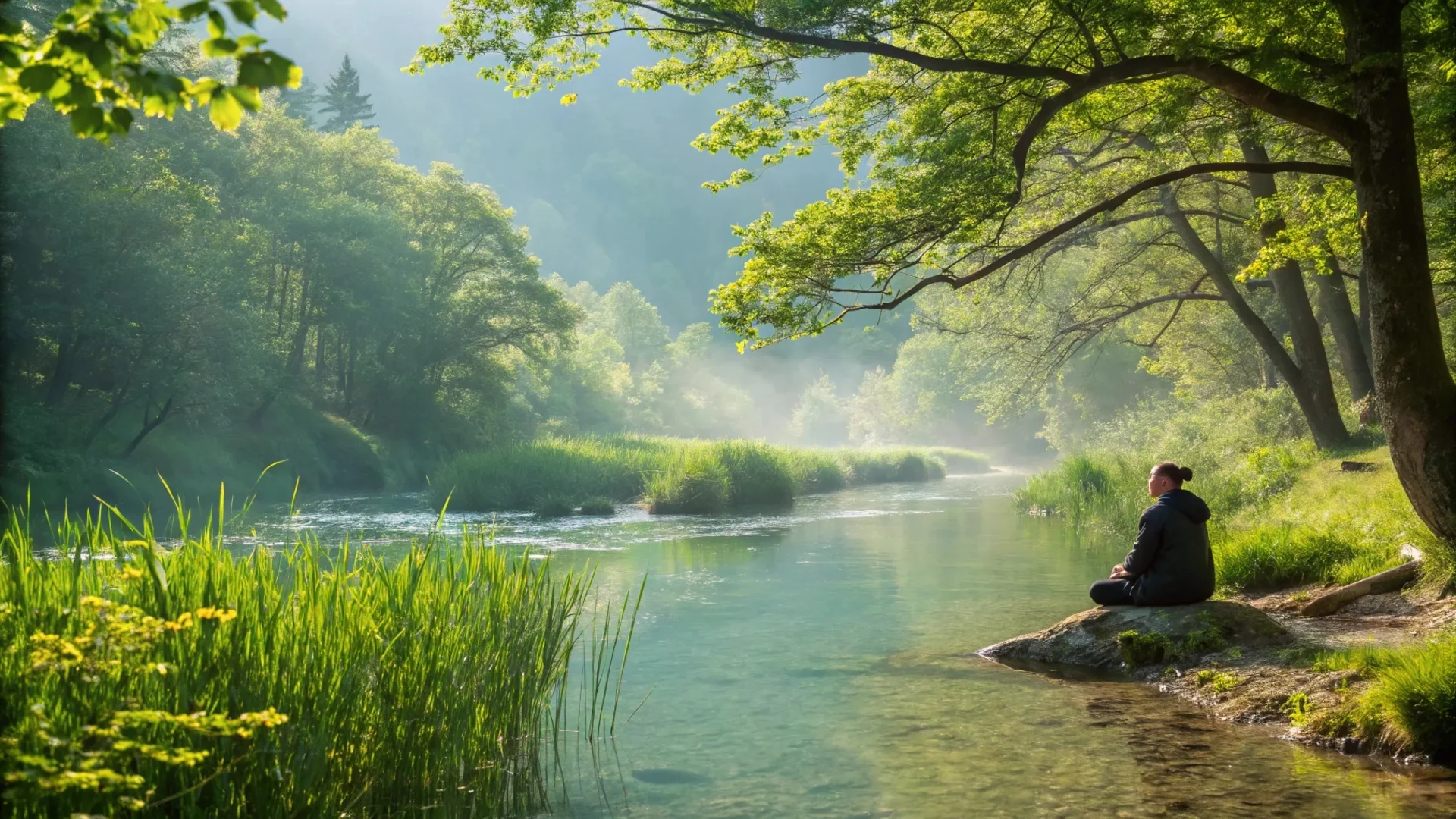 Spring Stream Awakening