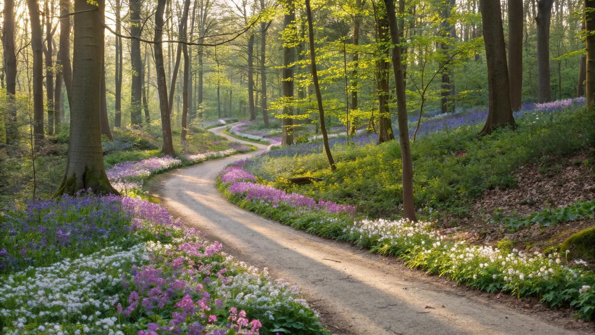 Spring Path Clarity - A Nature Walk