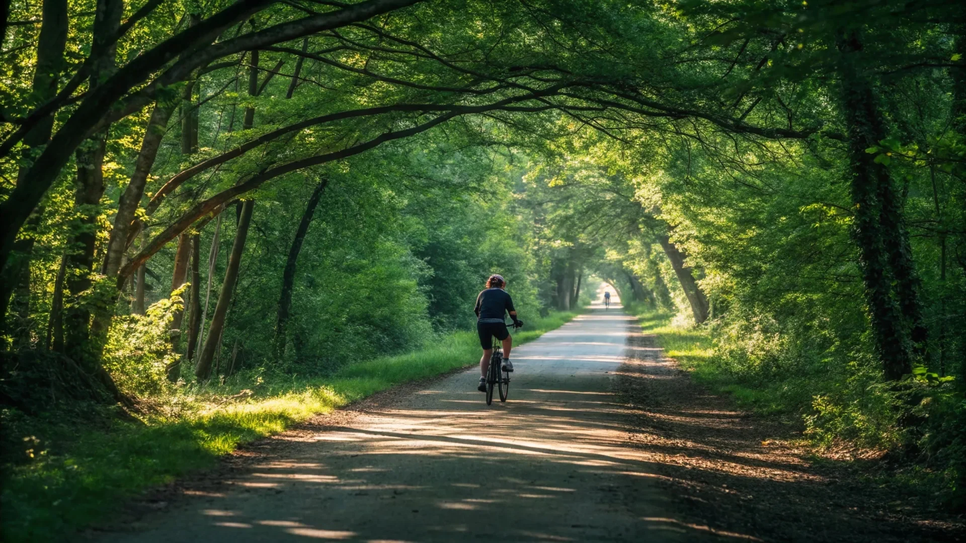 Forest Trail Biking