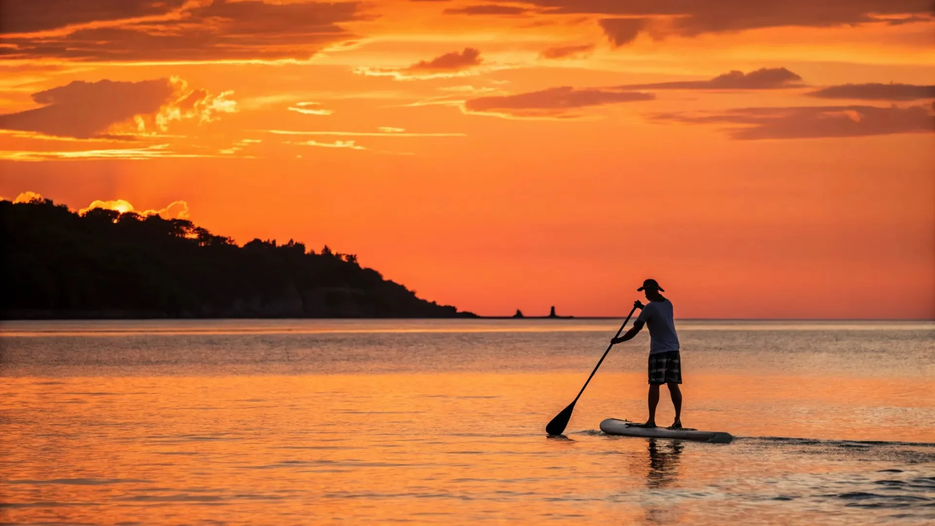 Coastal Sunset Paddleboard