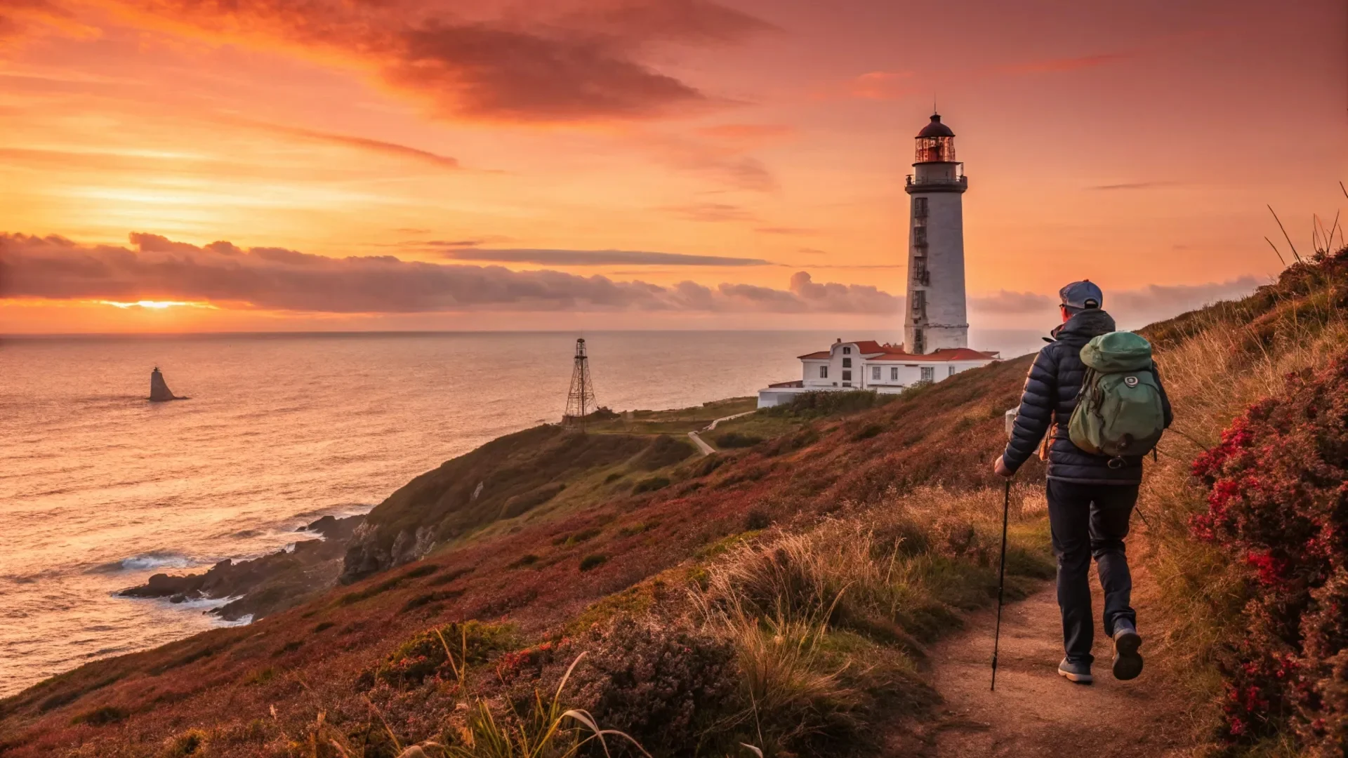 Coastal Lighthouse Sunset