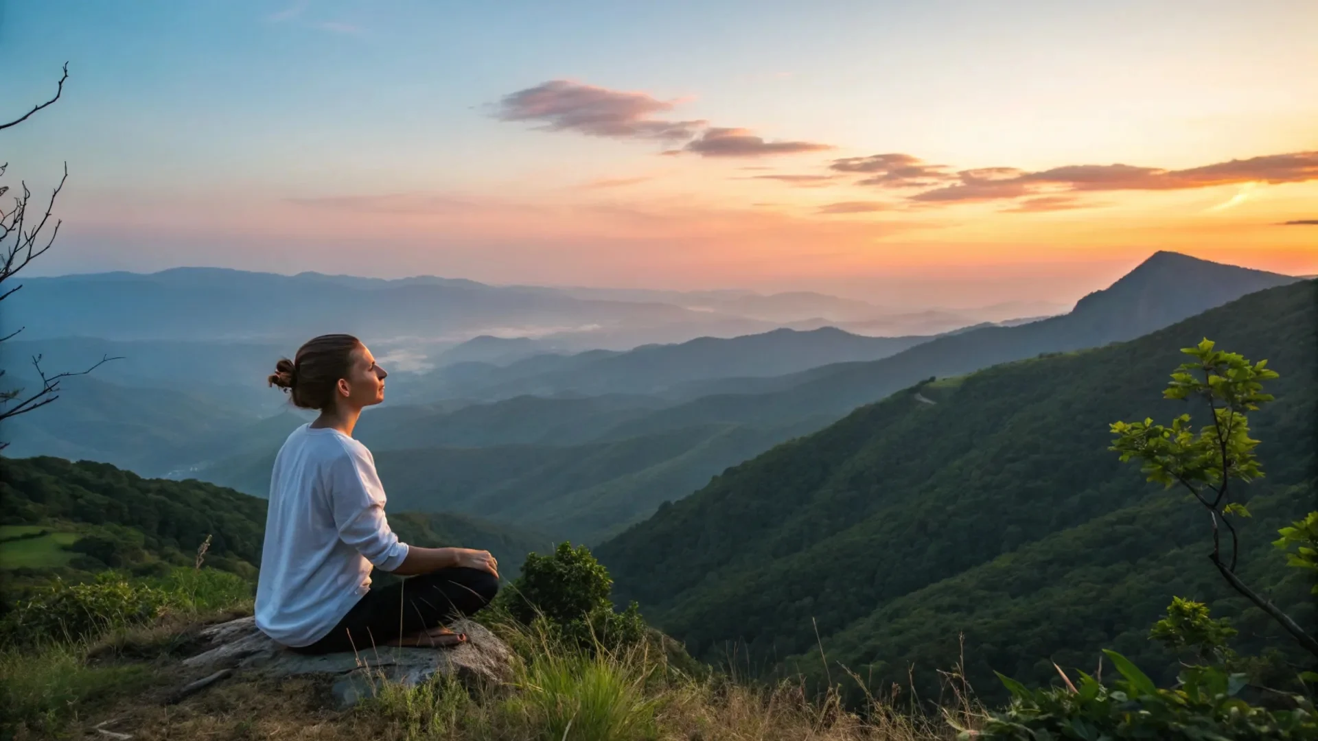Mountain Sunset Meditation