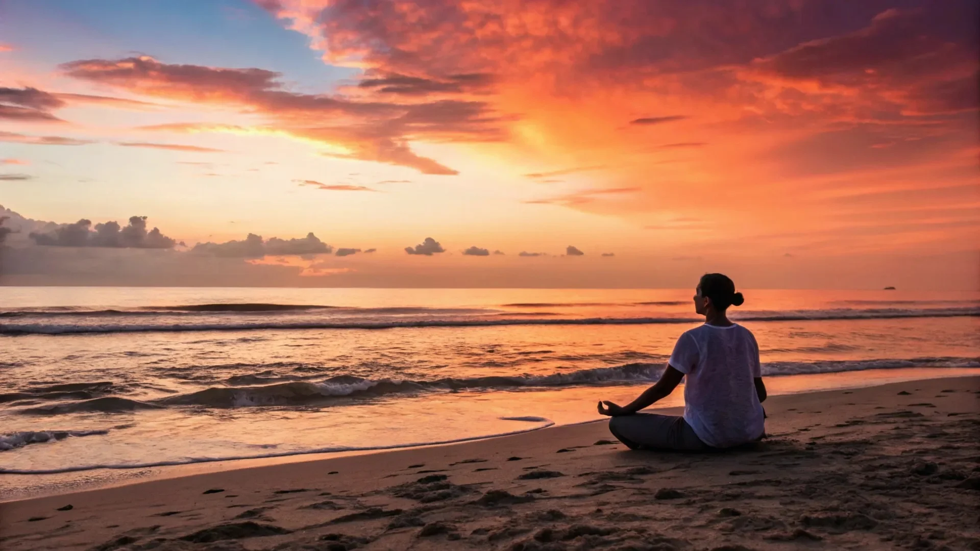 Beach Sunset Meditation