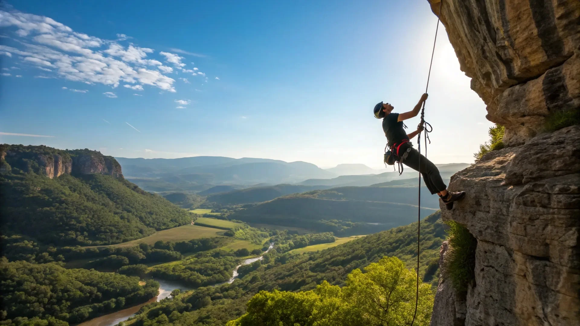Cliffside Rock Climbing