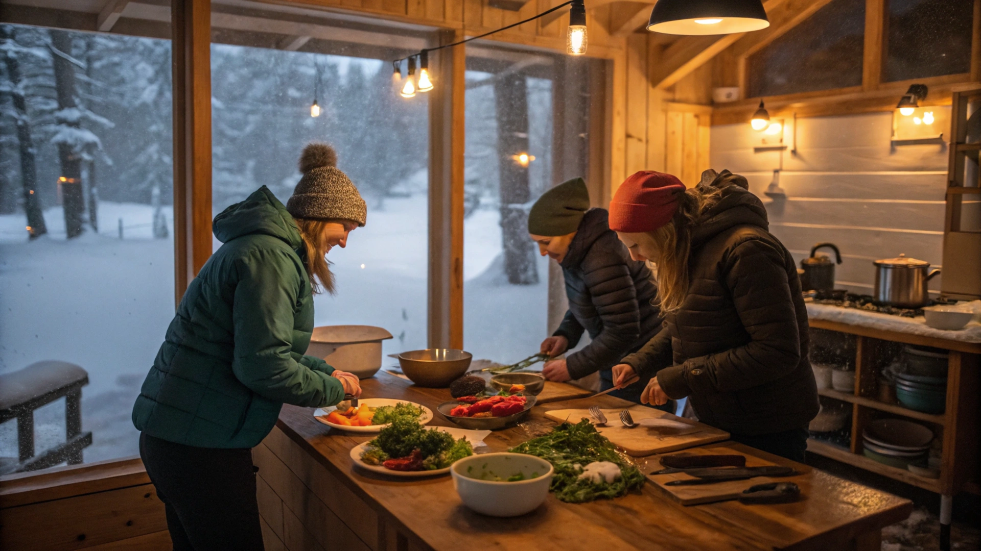 Winter Community Cooking Routine