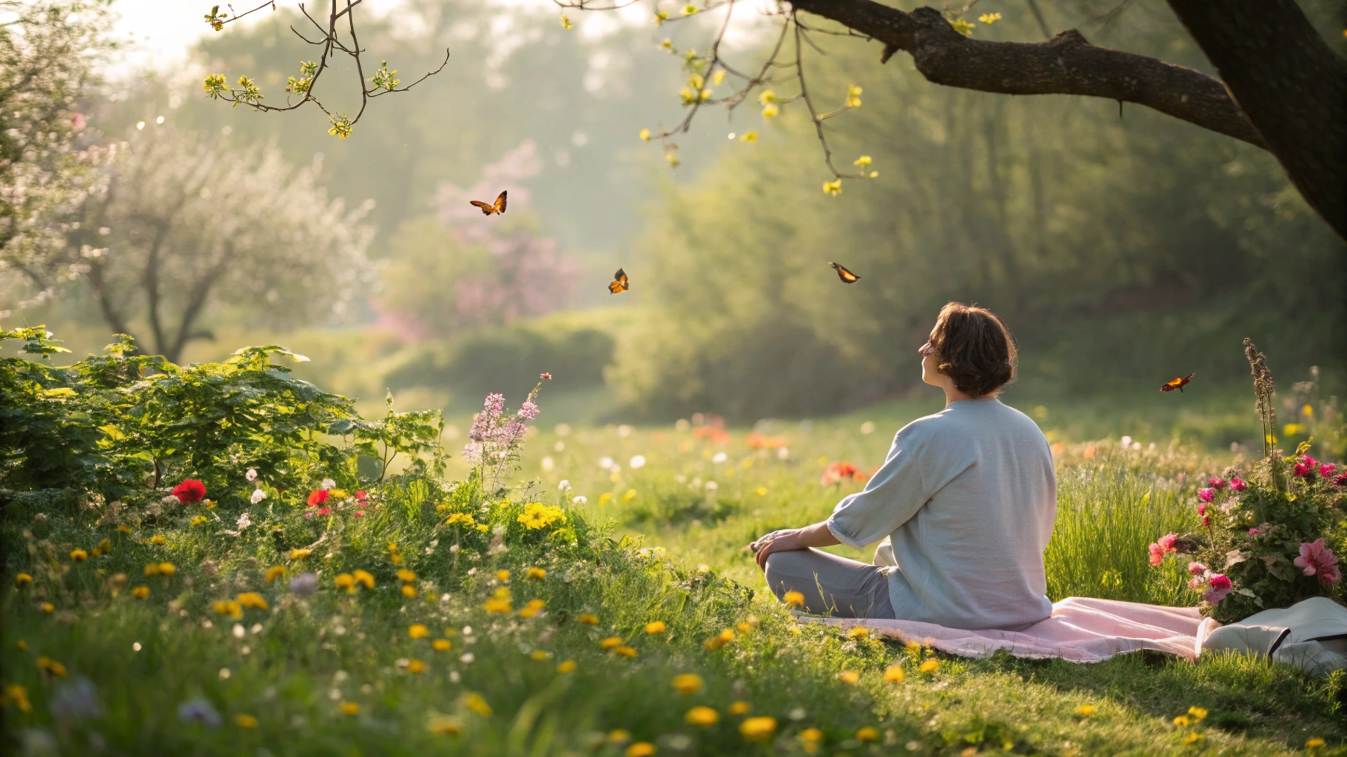 Spring Morning Meditation Routine
