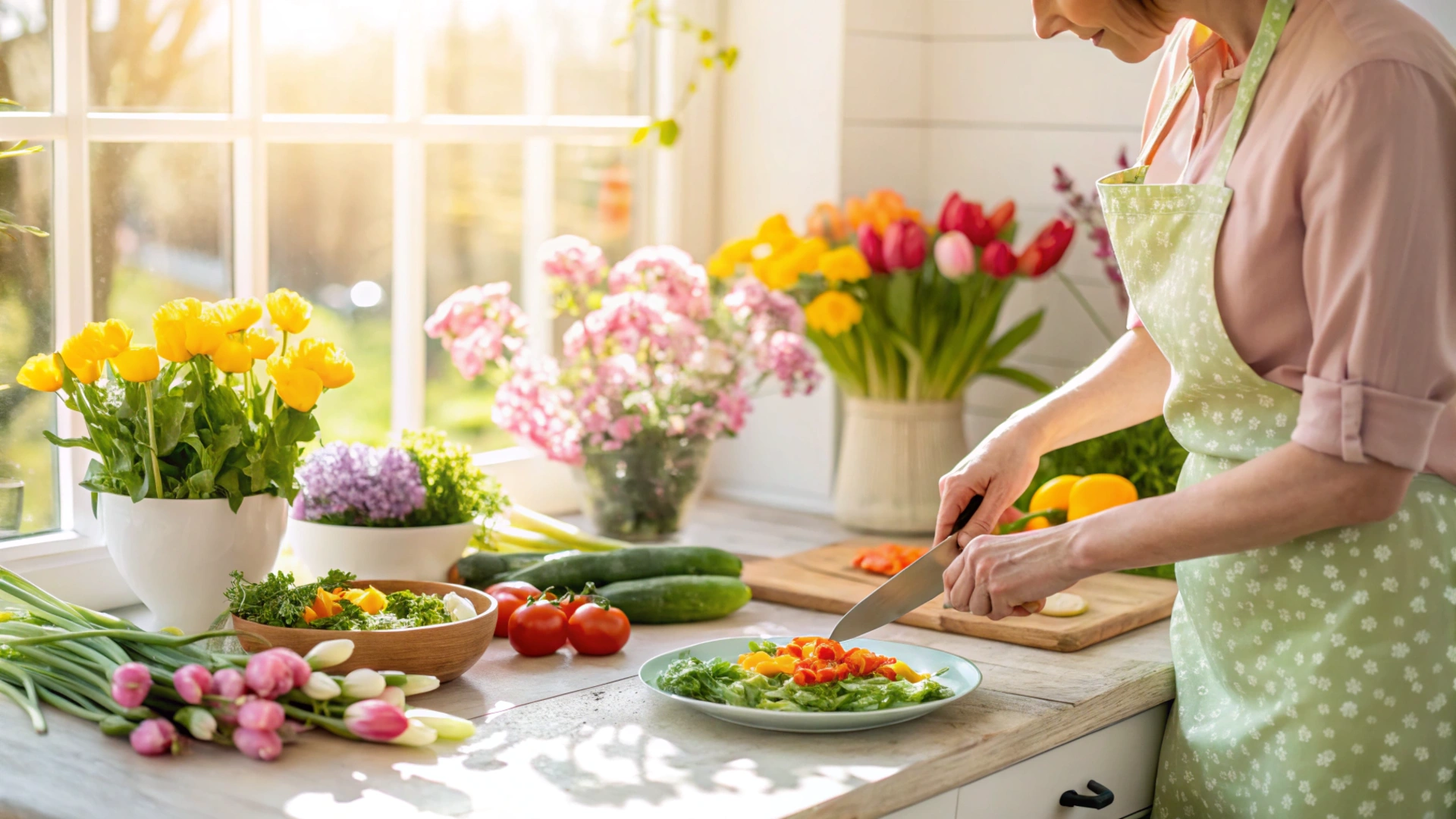 Spring Healthy Cooking Routine