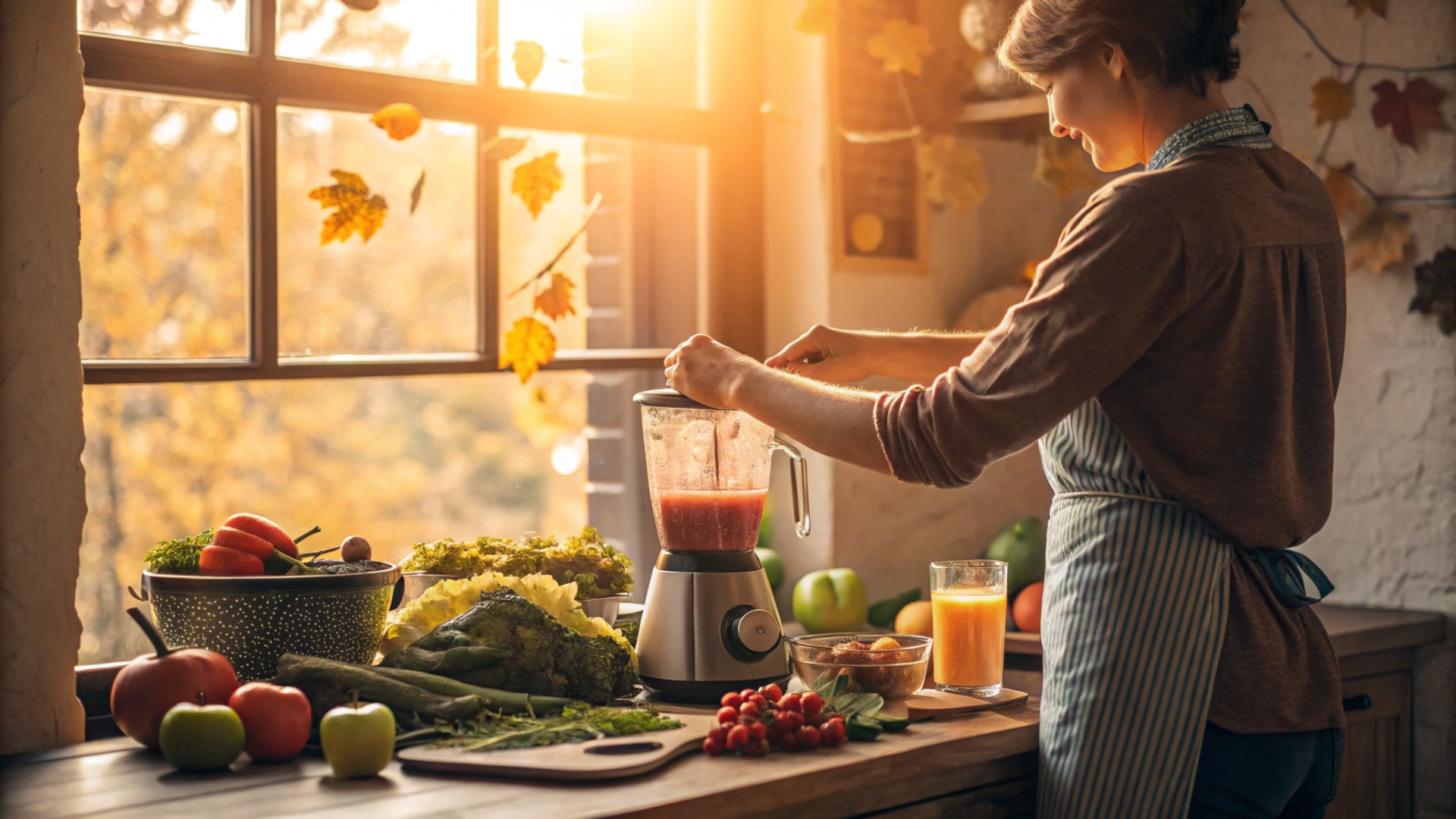 Autumn Healthy Smoothie Prep