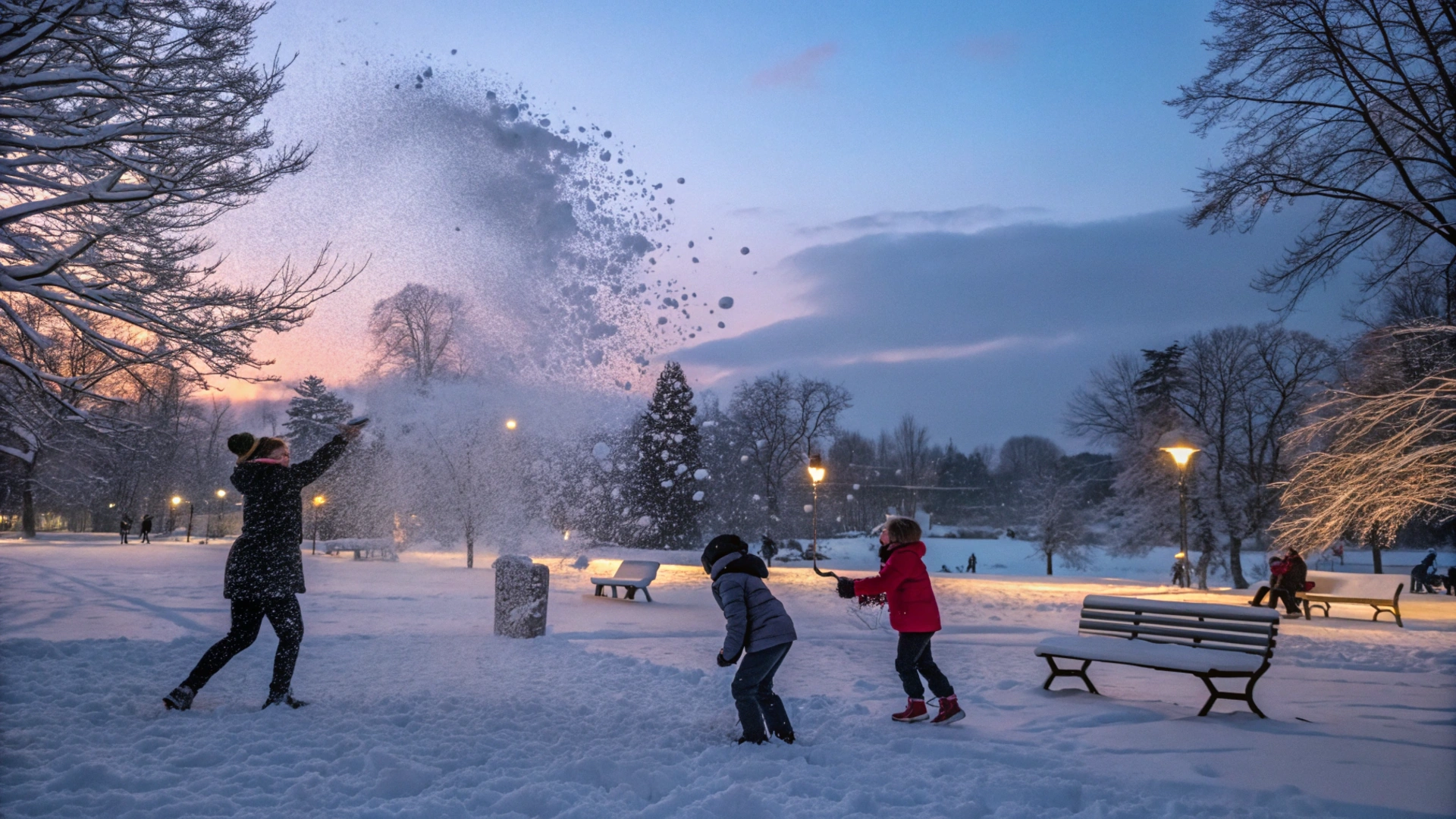 Snowy Snowball Evening