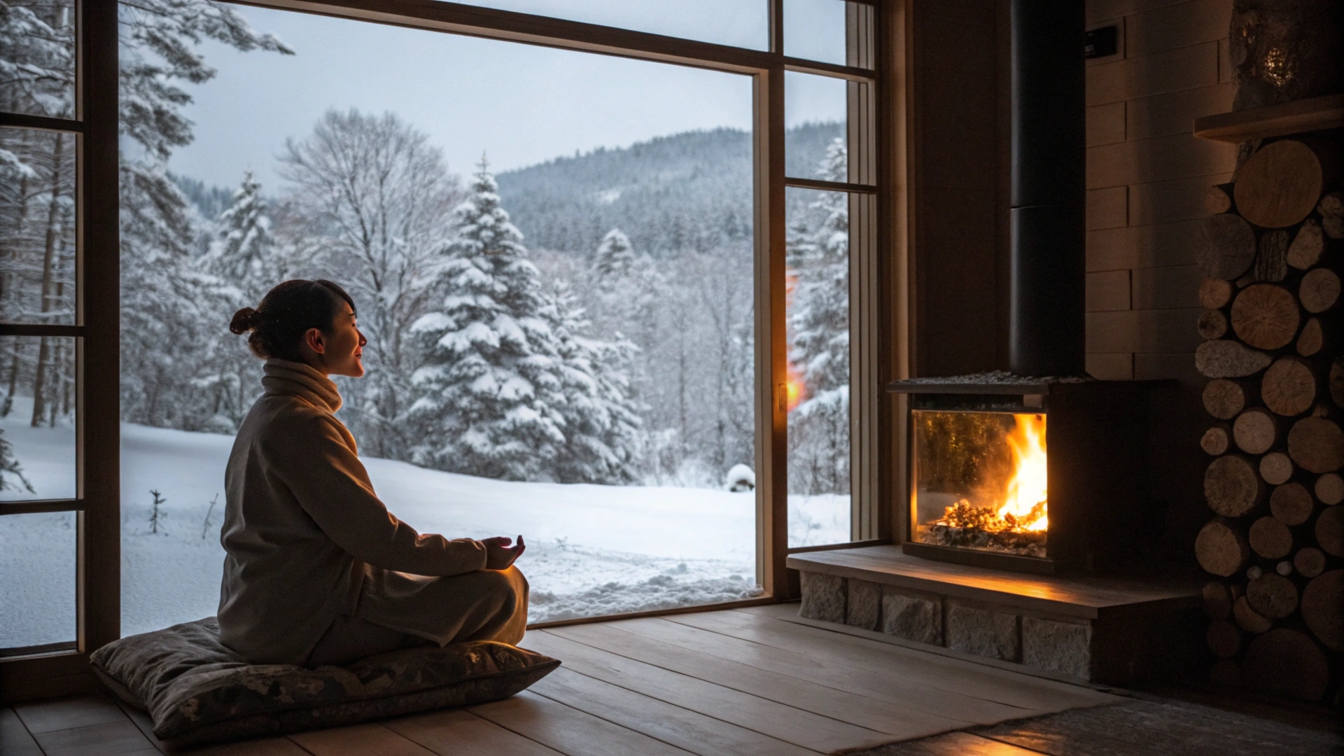 Fireside Meditation Moment