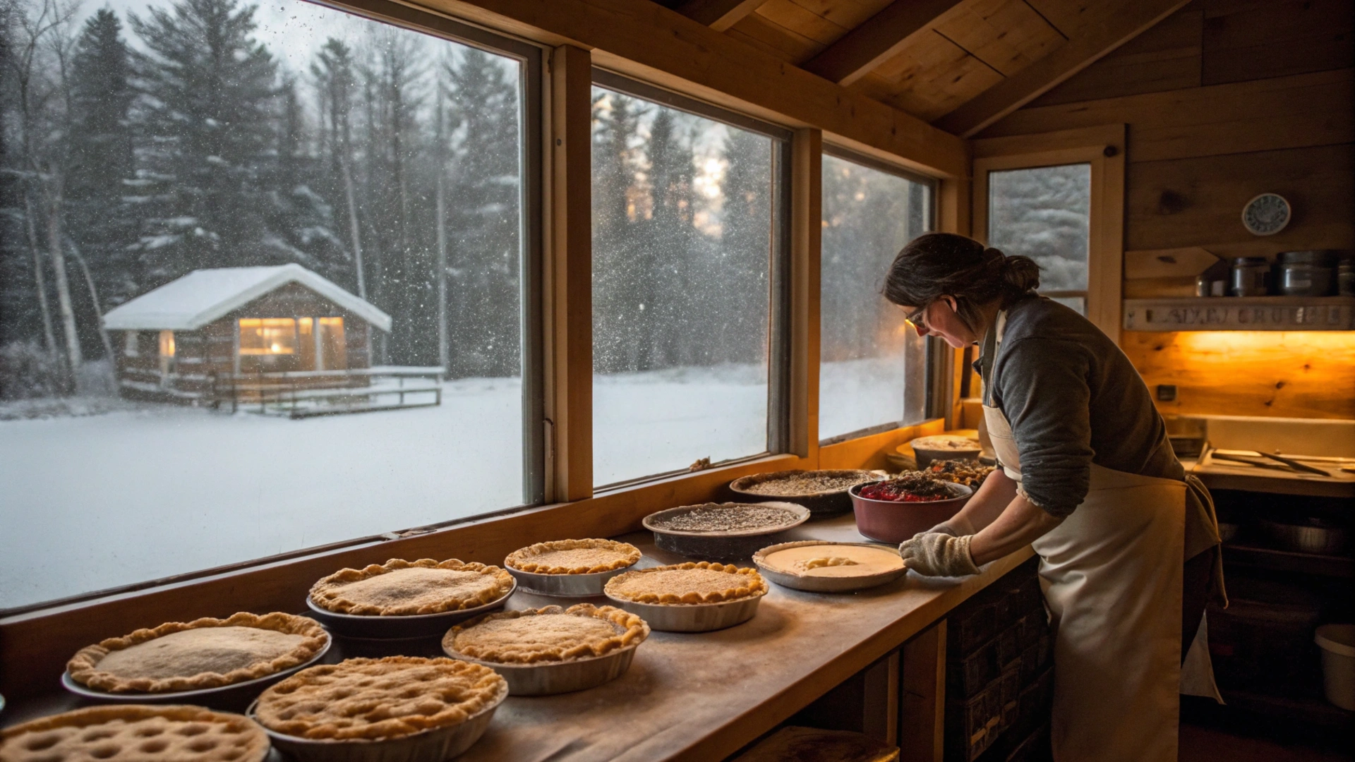 Winter Pie Baking