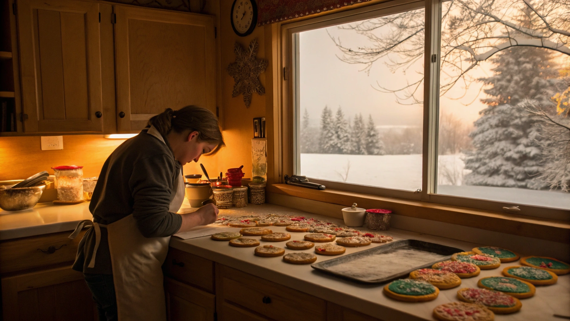 Winter Cookie Decorating