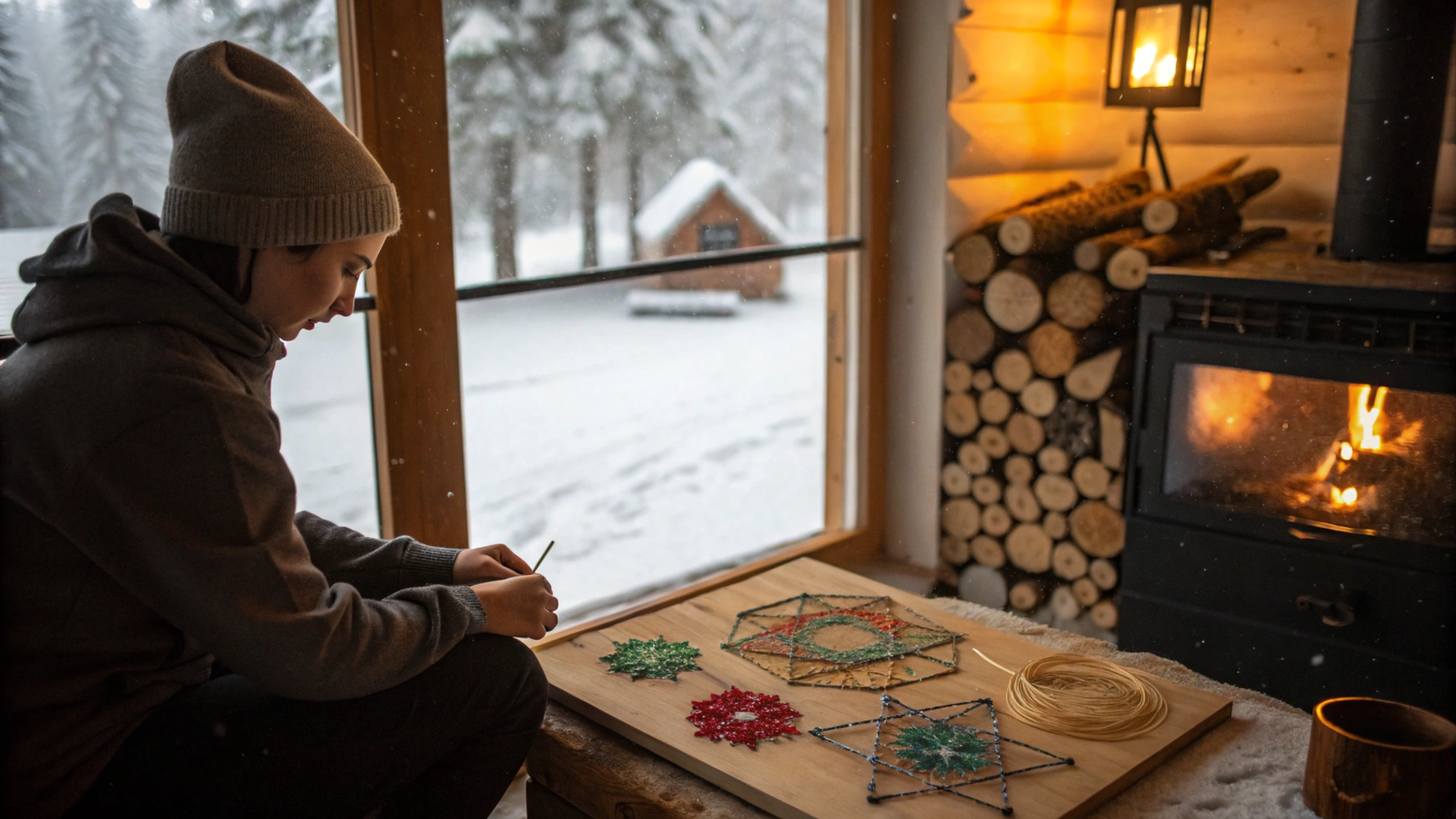 Cozy String Art Night