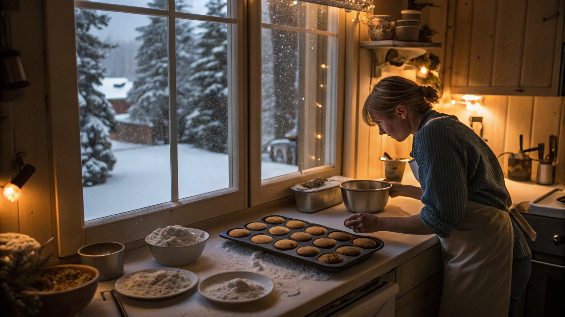 Winter Muffin Baking