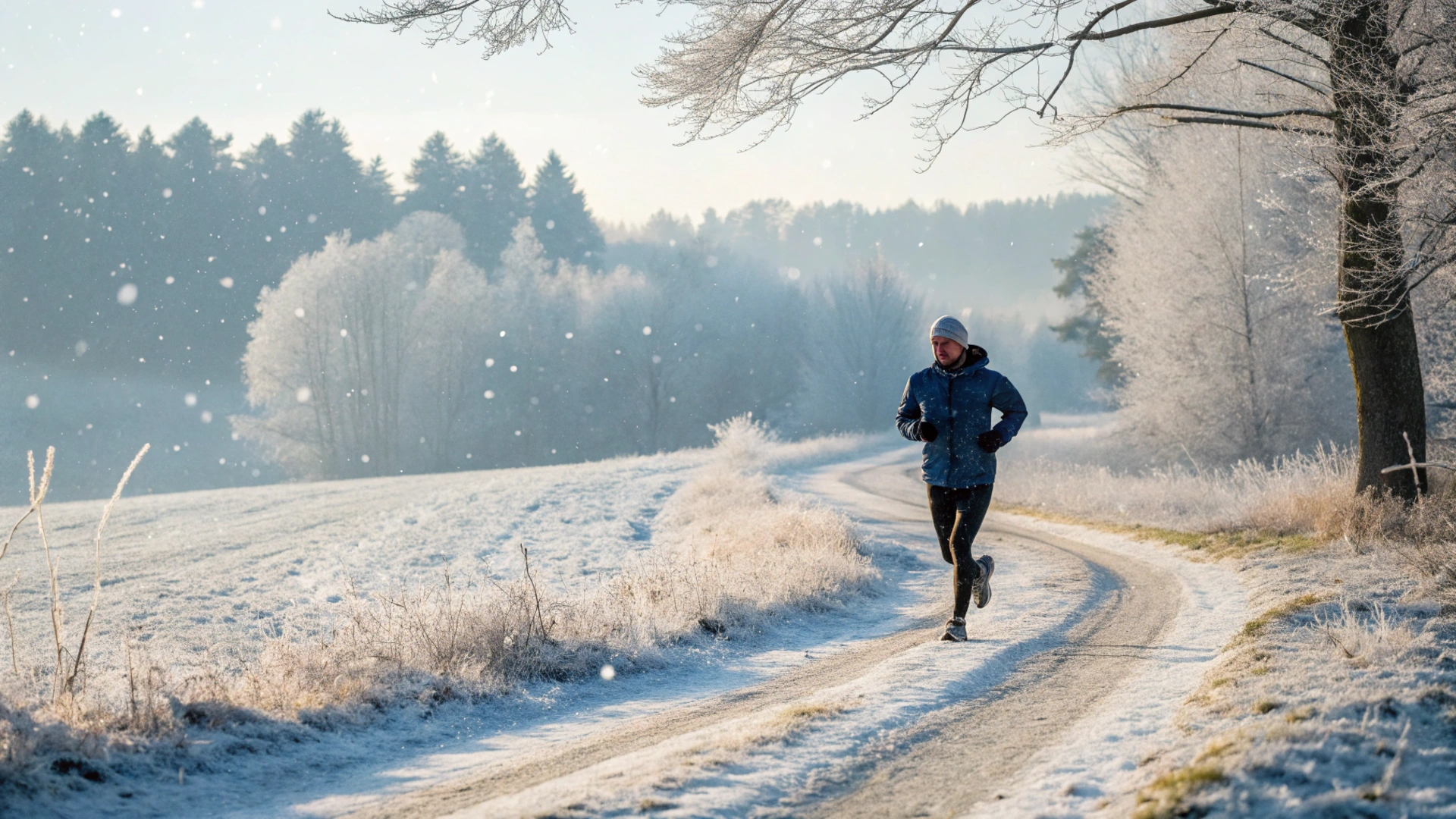 Snowy Morning Run