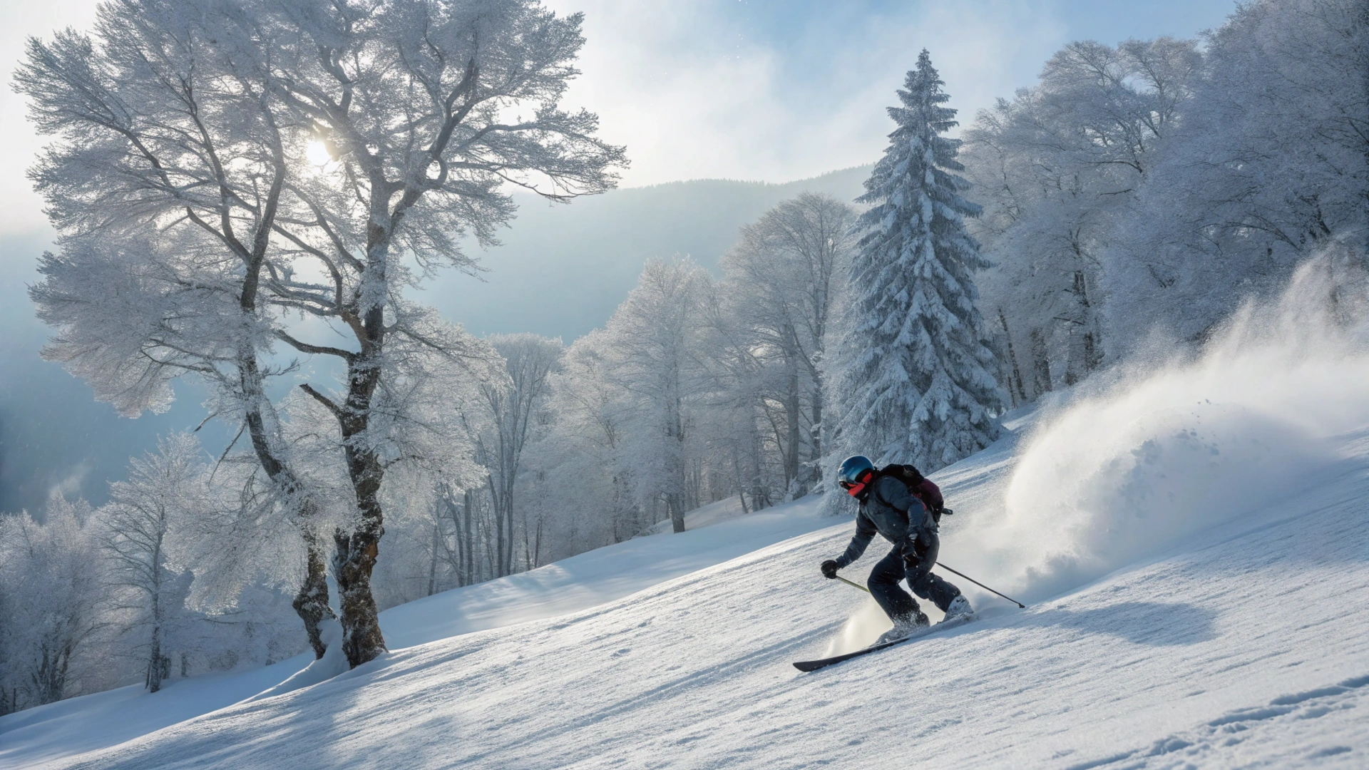 Snowy Ski Adventure